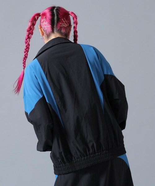 FR(13)NDS(フレンズ)の「FR(13)NDS/フレンズ/Nylon Track Jacket(ナイロンジャケット・メンズ・ブルー/ブラック・M/L)」の5枚目の写真