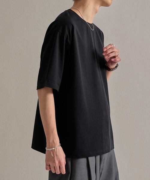 epnok(エプノック)の「ファンクショナルクロップドルーズ半袖Tee(Tシャツ/カットソー・メンズ・アッシュグレー/ブラウン/チャコールグレー/オフホワイト/ネイビー/ブラック・LARGE/MEDIUM/SMALL)」の18枚目の写真