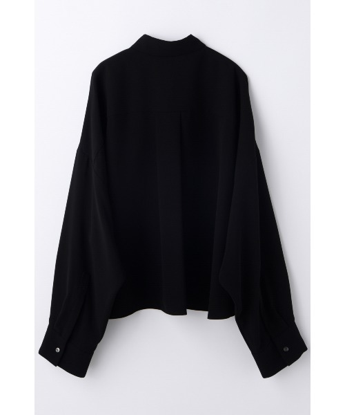 ENFOLD（エンフォルド）の「JUST-LENGTH SHIRT（シャツ/ブラウス・レディース・ブラック・38）」の2枚目の写真