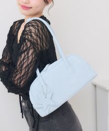ems excite（エムズエキサイト）の「星形チャーム付きボストン（ショルダーバッグ）」