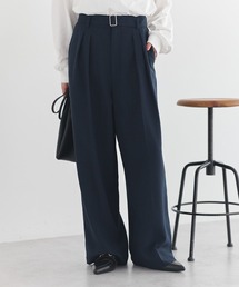 earth music&ecology | アソートツータックベルトパンツ(スラックス)