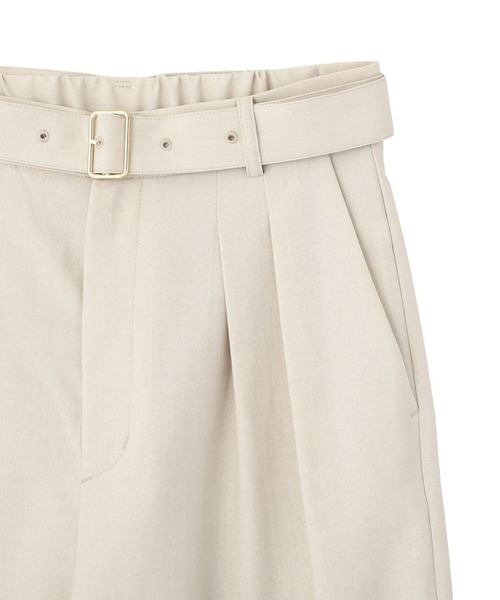 earth music&ecology（アースミュージックアンドエコロジー）の「アソートツータックベルトパンツ（スラックス・レディース・チェック/ネイビー/ホワイト系その他2・M/S）」の21枚目の写真