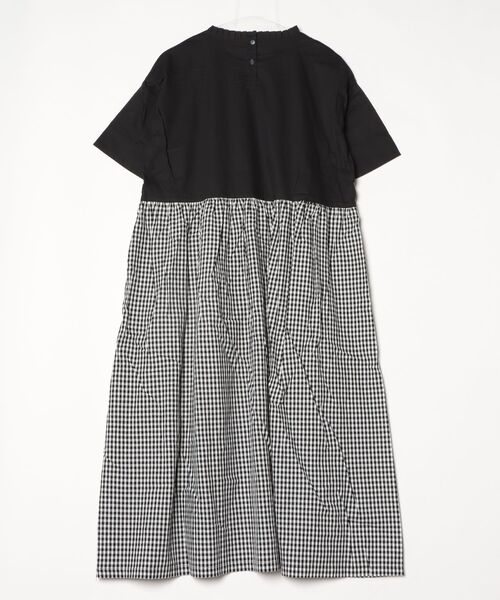 FUNALIVE（ファンアライブ）の「TUTIE. 綿100% 衿フリル切替ワンピース（ワンピース・レディース・ブラック・FREE）」の2枚目の写真