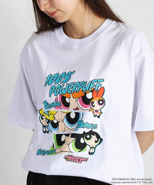 WESTSEA(ウエストシー)の「THE POWERPUFF GIRLS / パワーパフガールズ コラボ キャラクター プリント 半T ビッグシルエット(Tシャツ/カットソー・メンズ・ブラック系その他2/ホワイト系その他/ホワイト/ブラック/ブラック系その他3/ホワイト系その他2/ブラック系その他/ホワイト系その他3・L/M)」の3枚目の写真