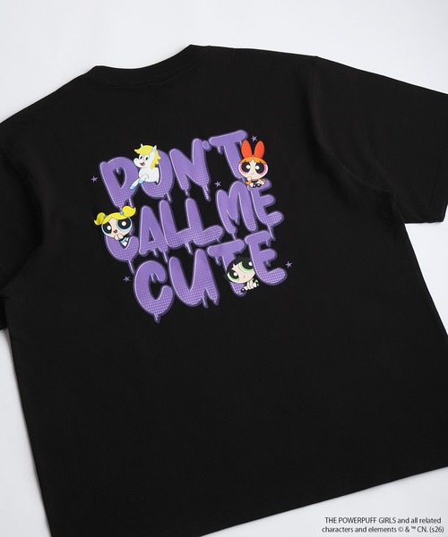 WESTSEA(ウエストシー)の「THE POWERPUFF GIRLS / パワーパフガールズ コラボ キャラクター プリント 半T ビッグシルエット(Tシャツ/カットソー・メンズ・ブラック系その他2/ホワイト系その他/ホワイト/ブラック/ブラック系その他3/ホワイト系その他2/ブラック系その他/ホワイト系その他3・L/M)」の1枚目の写真