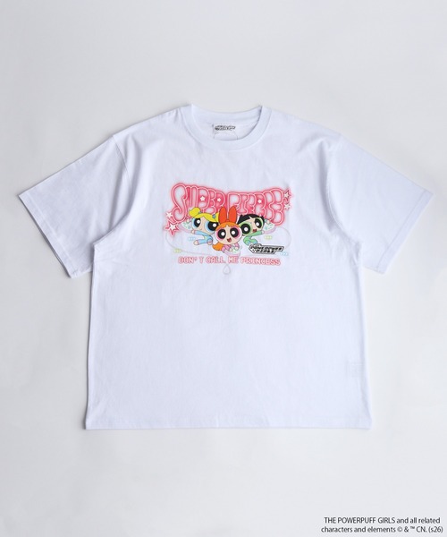 WESTSEA(ウエストシー)の「THE POWERPUFF GIRLS / パワーパフガールズ コラボ キャラクター プリント 半T ビッグシルエット(Tシャツ/カットソー・メンズ・ブラック系その他2/ホワイト系その他/ホワイト/ブラック/ブラック系その他3/ホワイト系その他2/ブラック系その他/ホワイト系その他3・L/M)」の9枚目の写真