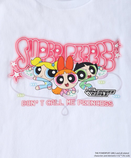 WESTSEA(ウエストシー)の「THE POWERPUFF GIRLS / パワーパフガールズ コラボ キャラクター プリント 半T ビッグシルエット(Tシャツ/カットソー・メンズ・ブラック系その他2/ホワイト系その他/ホワイト/ブラック/ブラック系その他3/ホワイト系その他2/ブラック系その他/ホワイト系その他3・L/M)」の11枚目の写真