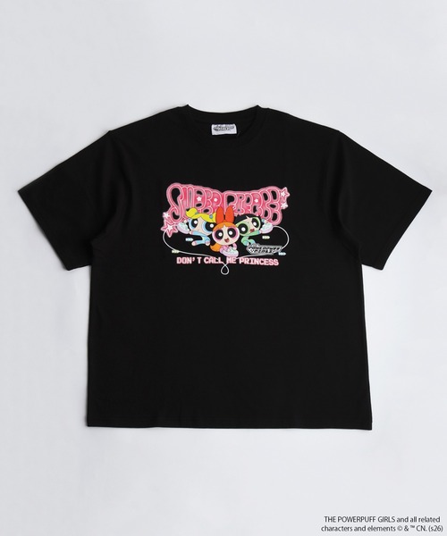 WESTSEA(ウエストシー)の「THE POWERPUFF GIRLS / パワーパフガールズ コラボ キャラクター プリント 半T ビッグシルエット(Tシャツ/カットソー・メンズ・ブラック系その他2/ホワイト系その他/ホワイト/ブラック/ブラック系その他3/ホワイト系その他2/ブラック系その他/ホワイト系その他3・L/M)」の22枚目の写真