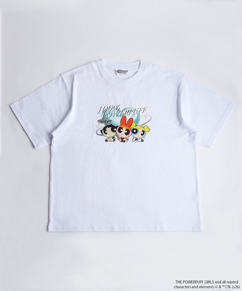 WESTSEA(ウエストシー)の「THE POWERPUFF GIRLS / パワーパフガールズ コラボ キャラクター プリント 半T ビッグシルエット(Tシャツ/カットソー・メンズ・ブラック系その他2/ホワイト系その他/ホワイト/ブラック/ブラック系その他3/ホワイト系その他2/ブラック系その他/ホワイト系その他3・L/M)」の15枚目の写真