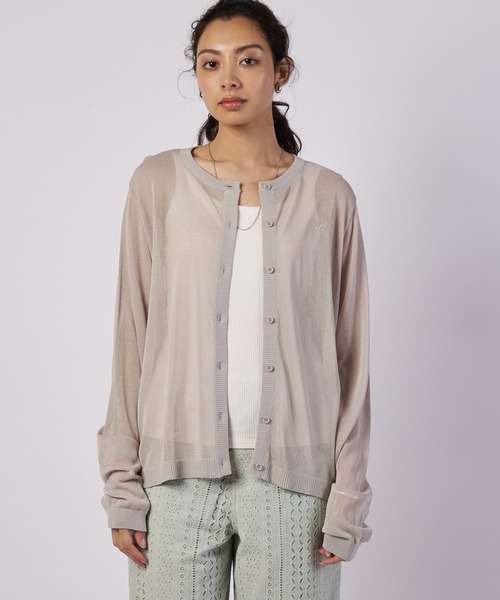 Eddie Bauer(エディーバウアー)の「トランスルーセント ニットカーディガン(カーディガン/ボレロ・レディース・イエロー/グレー/バーガンディー/ブルー・XL/L/M/S)」の14枚目の写真