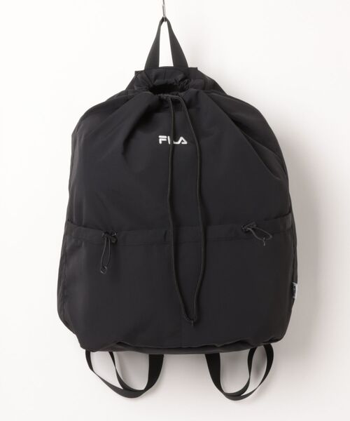 FILA（フィラ）の「FILA（フィラ）ナイロン マルチウェイリュックサック/ナップサック ワンショルダー（バックパック/リュック・メンズ・チャコールグレー/ブラック/ライトグレー・FREE）」の2枚目の写真