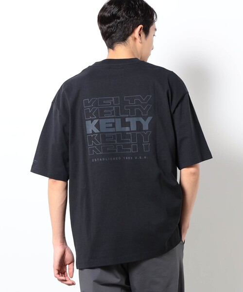KELTY(ケルティ)の「【KELTY別注】 タイポロゴTシャツ(Tシャツ/カットソー・メンズ・ホワイト/ブラック/ネイビー/ベージュ・M/L)」の8枚目の写真