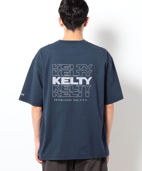 KELTY(ケルティ)の「【KELTY別注】 タイポロゴTシャツ(Tシャツ/カットソー・メンズ・ホワイト/ブラック/ネイビー/ベージュ・M/L)」の10枚目の写真