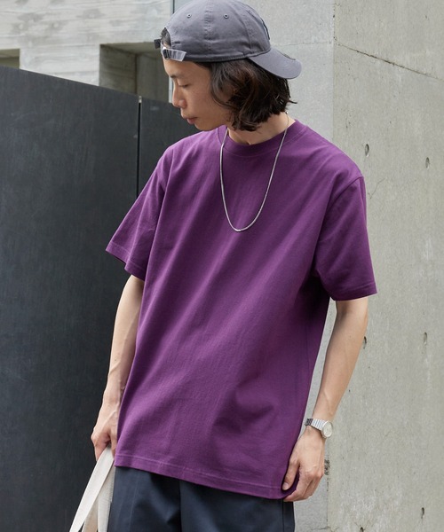 ROOPTOKYO(ループトウキョウ)の「ハイグレードコットン 5.6oz 丸胴 半袖Tシャツ ユニセックス/クルーネック/無地T 2026年 夏 夏服(Tシャツ/カットソー・メンズ・ヘザーチャコール/ダークブラウン系/カーキ/グリーン系その他/スモーキーグリーン系/ブルー系その他/ロイヤルブルー/イエロー系/ライトピンク/バーガンディー/ピンク系その他/ホワイト/ライトブルー/ブラック/ベージュ/パープル/ネイビー/レッド/オフホワイト/ミックスグレー・S/M/L/XL/2XL/XS)」の15枚目の写真