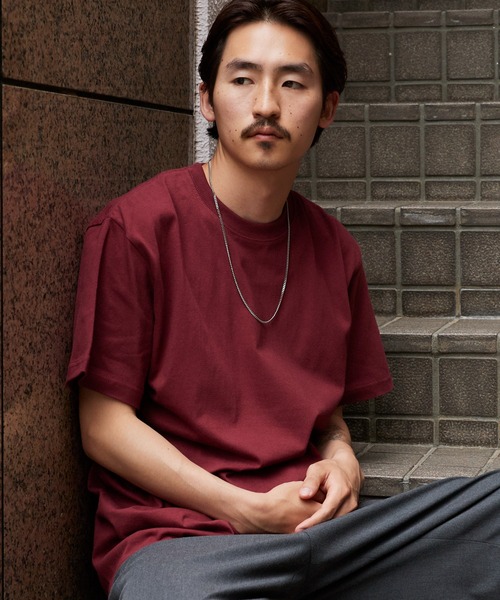ROOPTOKYO(ループトウキョウ)の「ハイグレードコットン 5.6oz 丸胴 半袖Tシャツ ユニセックス/クルーネック/無地T 2026年 夏 夏服(Tシャツ/カットソー・メンズ・ヘザーチャコール/ダークブラウン系/カーキ/グリーン系その他/スモーキーグリーン系/ブルー系その他/ロイヤルブルー/イエロー系/ライトピンク/バーガンディー/ピンク系その他/ホワイト/ライトブルー/ブラック/ベージュ/パープル/ネイビー/レッド/オフホワイト/ミックスグレー・S/M/L/XL/2XL/XS)」の20枚目の写真