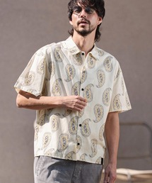 mhs2623-Antique Paisley Short Sleeve Shirts 半袖シャツ(PF-261-022)