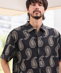 CAMBIO | mhs2623-Antique Paisley Short Sleeve Shirts 半袖シャツ(PF-261-022)(シャツ/ブラウス)