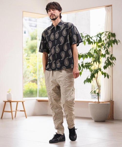 CAMBIO(カンビオ)の「mhs2623-Antique Paisley Short Sleeve Shirts 半袖シャツ(PF-261-022)(シャツ/ブラウス・メンズ・ホワイト/ブラック・M/L)」の6枚目の写真