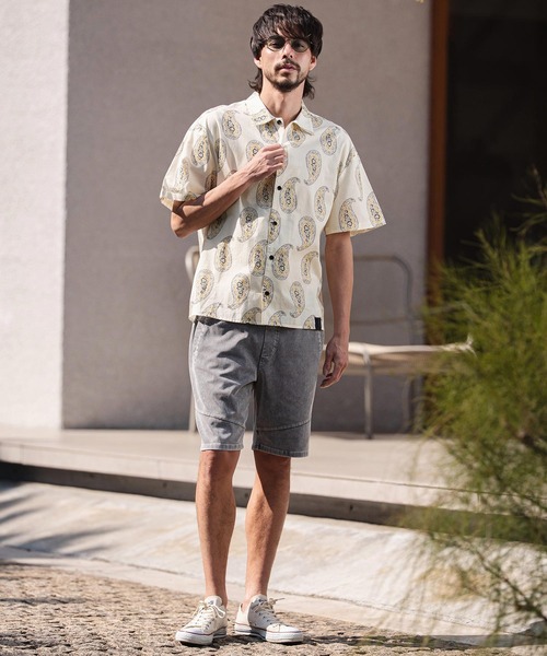 CAMBIO(カンビオ)の「mhs2623-Antique Paisley Short Sleeve Shirts 半袖シャツ(PF-261-022)(シャツ/ブラウス・メンズ・ホワイト/ブラック・M/L)」の11枚目の写真