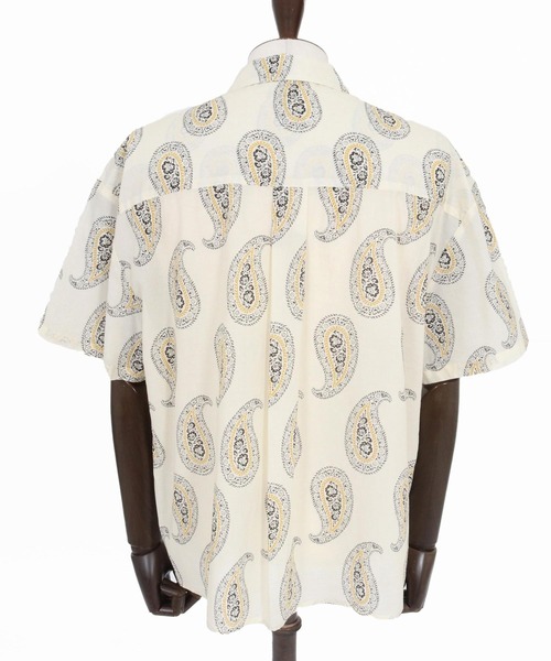 CAMBIO(カンビオ)の「mhs2623-Antique Paisley Short Sleeve Shirts 半袖シャツ(PF-261-022)(シャツ/ブラウス・メンズ・ホワイト/ブラック・M/L)」の15枚目の写真