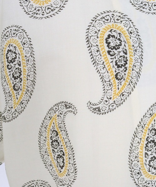 CAMBIO(カンビオ)の「mhs2623-Antique Paisley Short Sleeve Shirts 半袖シャツ(PF-261-022)(シャツ/ブラウス・メンズ・ホワイト/ブラック・M/L)」の16枚目の写真