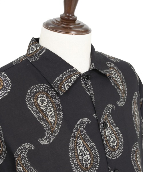 CAMBIO(カンビオ)の「mhs2623-Antique Paisley Short Sleeve Shirts 半袖シャツ(PF-261-022)(シャツ/ブラウス・メンズ・ホワイト/ブラック・M/L)」の19枚目の写真
