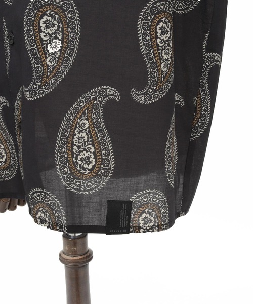 CAMBIO(カンビオ)の「mhs2623-Antique Paisley Short Sleeve Shirts 半袖シャツ(PF-261-022)(シャツ/ブラウス・メンズ・ホワイト/ブラック・M/L)」の22枚目の写真