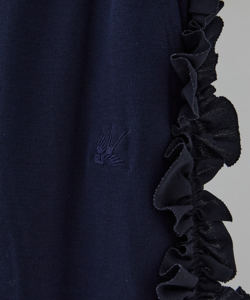RhodolirioN（ロドリリオン）の「[RhodolirioN/ロドリリオン]Swallow Frill Side Pant（その他パンツ・レディース・ブラック/ダークネイビー・0/1）」の5枚目の写真
