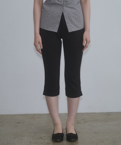 FEKETE(フェケテ)の「stretch capri pants / ストレッチカプリパンツ(その他パンツ・レディース・ブラック/プラム/チェック・MEDIUM/SMALL/LARGE)」の9枚目の写真