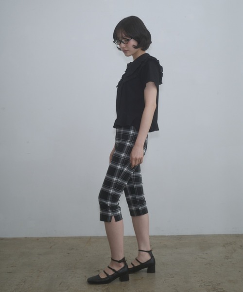FEKETE(フェケテ)の「stretch capri pants / ストレッチカプリパンツ(その他パンツ・レディース・ブラック/プラム/チェック・MEDIUM/SMALL/LARGE)」の20枚目の写真