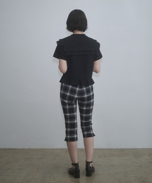 FEKETE(フェケテ)の「stretch capri pants / ストレッチカプリパンツ(その他パンツ・レディース・ブラック/プラム/チェック・MEDIUM/SMALL/LARGE)」の21枚目の写真
