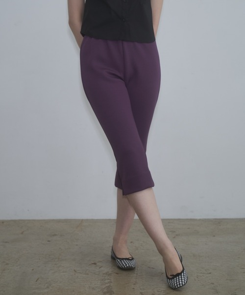 FEKETE(フェケテ)の「stretch capri pants / ストレッチカプリパンツ(その他パンツ・レディース・ブラック/プラム/チェック・MEDIUM/SMALL/LARGE)」の7枚目の写真