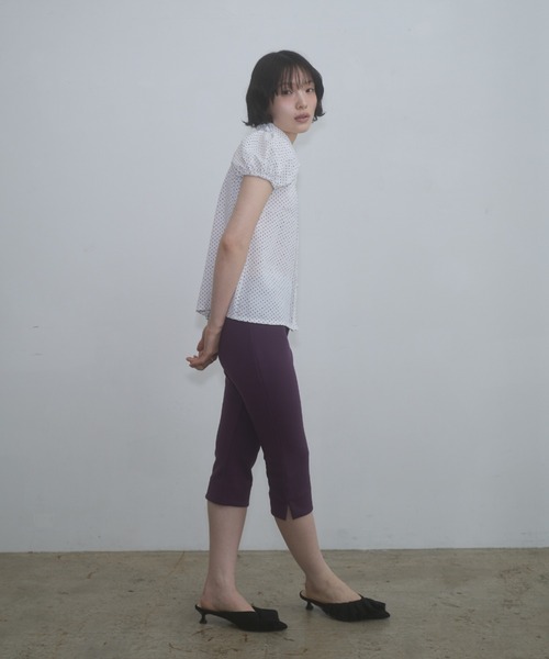 stretch capri pants / ストレッチカプリパンツ（その他パンツ