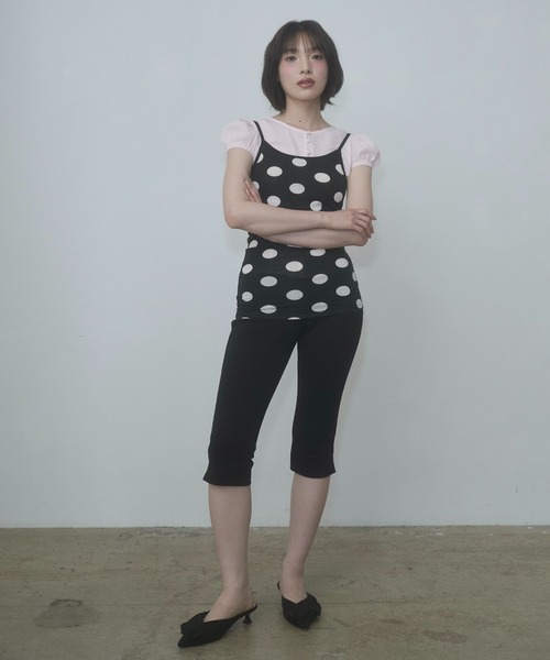 FEKETE(フェケテ)の「stretch capri pants / ストレッチカプリパンツ(その他パンツ・レディース・ブラック/プラム/チェック・MEDIUM/SMALL/LARGE)」の15枚目の写真