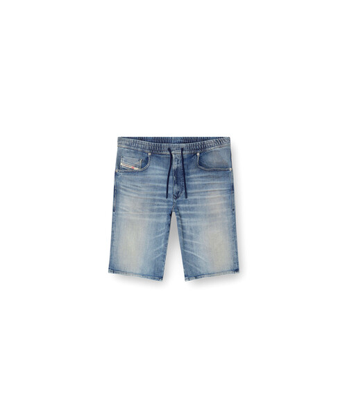 DIESEL（ディーゼル）の「メンズ ジョグ スリムフィットデニムショートパンツ 2033 D-KROOLEY-SHORT JOGG（その他パンツ・メンズ・ライトインディゴブルー・34inch/32inch/28inch/30inch）」の5枚目の写真