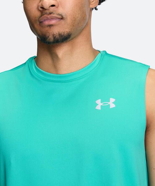 UNDER ARMOUR(アンダーアーマー)の「UAクール エリート スリーブレス シャツ(トレーニング/メンズ)(タンクトップ・メンズ・カーキ系・L/XL/M/S/2XL)」の4枚目の写真