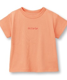 mitete（ミテテ）の「ソフのびドロップショルダー半袖Ｔシャツ（Tシャツ/カットソー）」