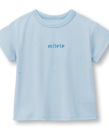 mitete（ミテテ）の「ソフのびドロップショルダー半袖Ｔシャツ（Tシャツ/カットソー）」