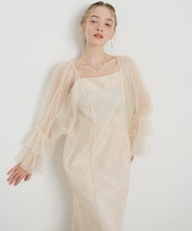 Dorry Doll（ドリードール）の「フリルスリーブチュールボレロ（カーディガン/ボレロ）」