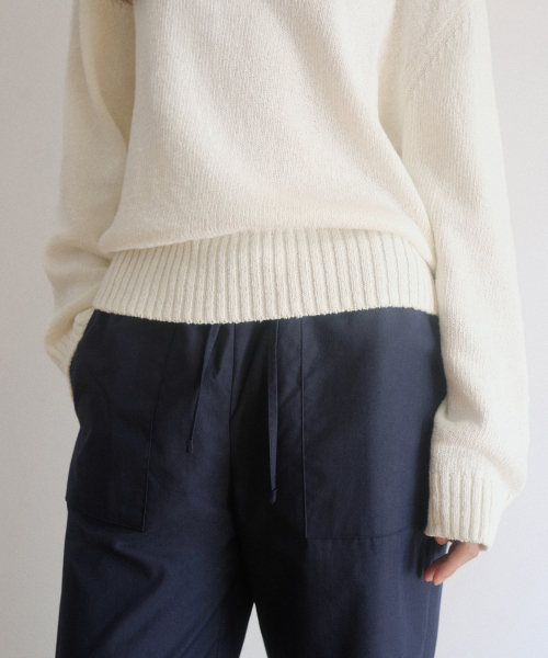 BENUET（ベニュエット）の「Ground knit_White（ニット/セーター・レディース・その他・FREE）」の2枚目の写真