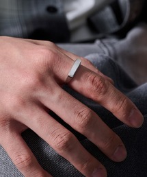 MAISON CLUB(���]���N���u)�́yMAISON CLUB�zPlain Curve Plate Ring Silver925 KUN(�����O)