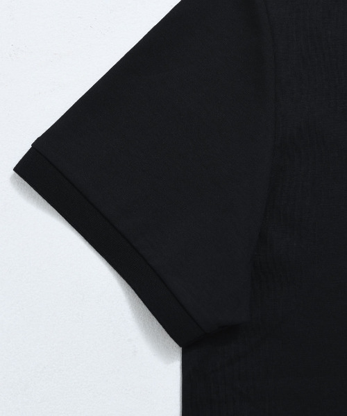 BENUSTA(ベヌスタ)の「『BENUSTA/ベヌスタ』キーネックリブ半袖Tシャツ【GC】(Tシャツ/カットソー・メンズ・ブラック/ホワイト・XL/L)」の14枚目の写真