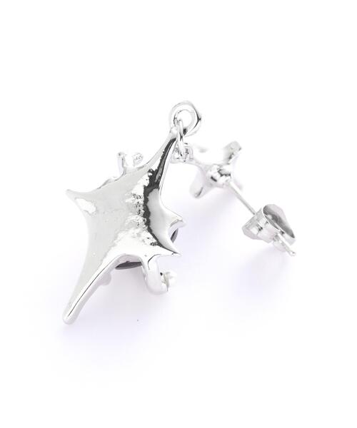 SIS（エスアイエス）の「SIS/エスアイエス/pierce ver.2（ピアス（両耳用）・レディース・ブラック/シルバー・F）」の6枚目の写真