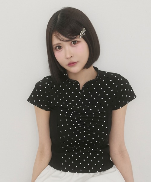 EMMA CLOTHES｜エマ クローズのTシャツ/カットソー（ブラック/黒色系