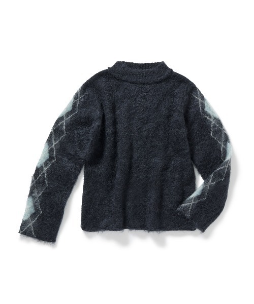 PERVERZE ニットトップス Argyle Line Knit Top（ニット/セーター）｜PERVERZE（パーバーズ）の