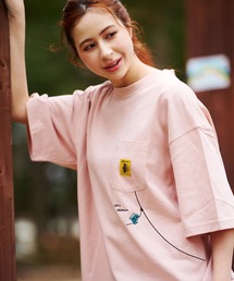 COBMASTER/コブマスター 吸水速乾/抗菌防臭 ポケット刺繍 ルーズTEE《フォレストジップライン》