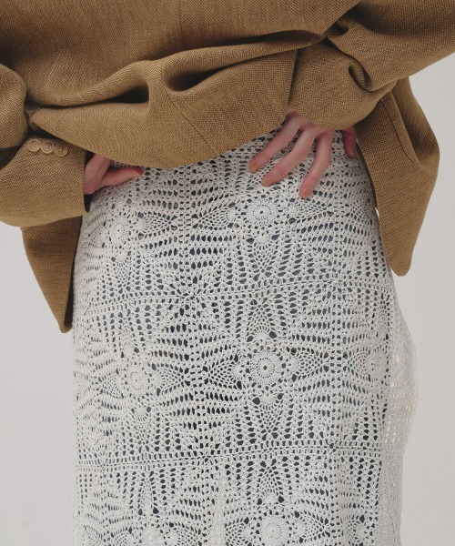 TODAYFUL(トゥデイフル)の「Crochet Lace Wrap Skirt(スカート・レディース・キナリ・FREE)」の5枚目の写真