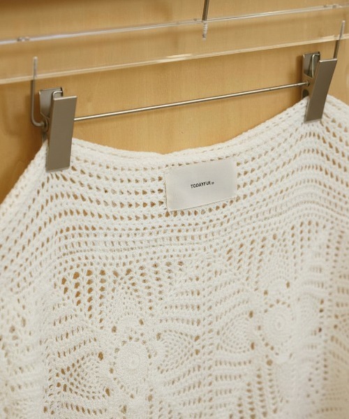 TODAYFUL(トゥデイフル)の「Crochet Lace Wrap Skirt(スカート・レディース・キナリ・FREE)」の9枚目の写真