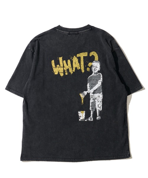 TETE HOMME(テットオム)の「【BRANDALISED/ブランダライズド】スノーウォッシュ加工 グラフィックプリントクルーネックTシャツ(Tシャツ/カットソー・メンズ・ブラック系1/グレー系1/グレー系2/ブラウン系1/ブラウン系2/ブラック系2・MEDIUM/LARGE/X-LARGE)」の1枚目の写真