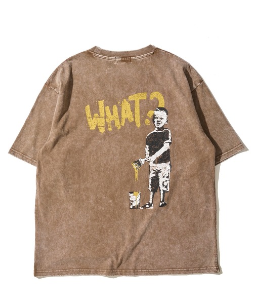 TETE HOMME(テットオム)の「【BRANDALISED/ブランダライズド】スノーウォッシュ加工 グラフィックプリントクルーネックTシャツ(Tシャツ/カットソー・メンズ・ブラック系1/グレー系1/グレー系2/ブラウン系1/ブラウン系2/ブラック系2・MEDIUM/LARGE/X-LARGE)」の5枚目の写真